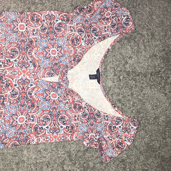 Orange and Blue patterned dress - Picture 4 of 4